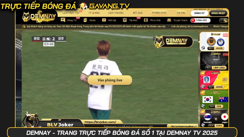Demnay - Trang trực tiếp bóng đá số 1 tại Demnay TV 2025